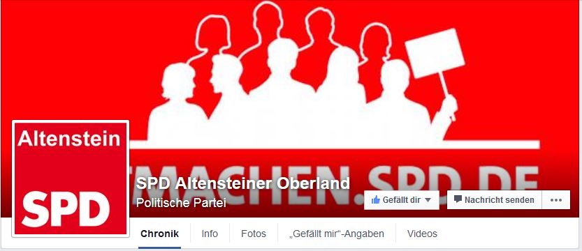 Ortsverein Altensteiner Oberland mit neuem Facebook-Auftritt