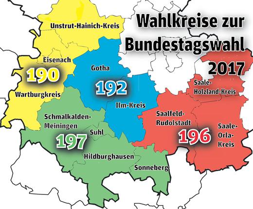 Bundestagswahlkreise werden neu zugeschnitten
