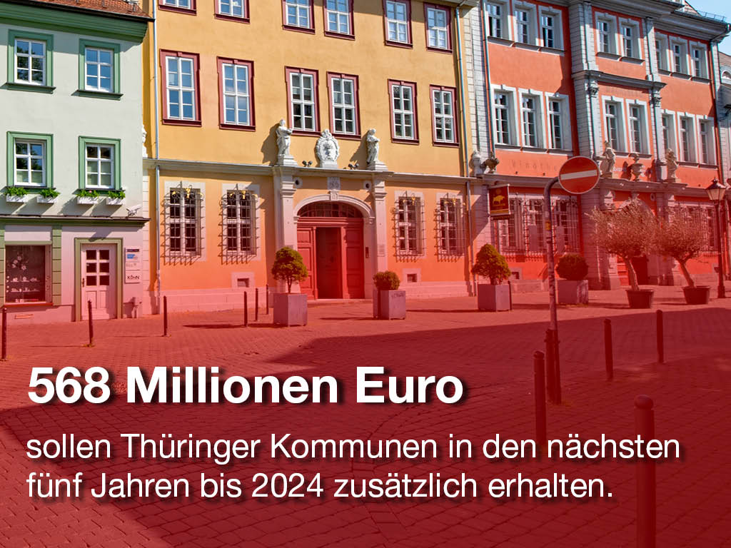 Investitionsprogramm für Kommunen: 13,5 Mio € für den Wartburgkreis